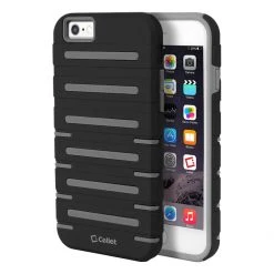 CCIPH6SQ1BK - Cellet DuoPro Armor Case For Apple IPhone 6s / 6 - Black/Gray