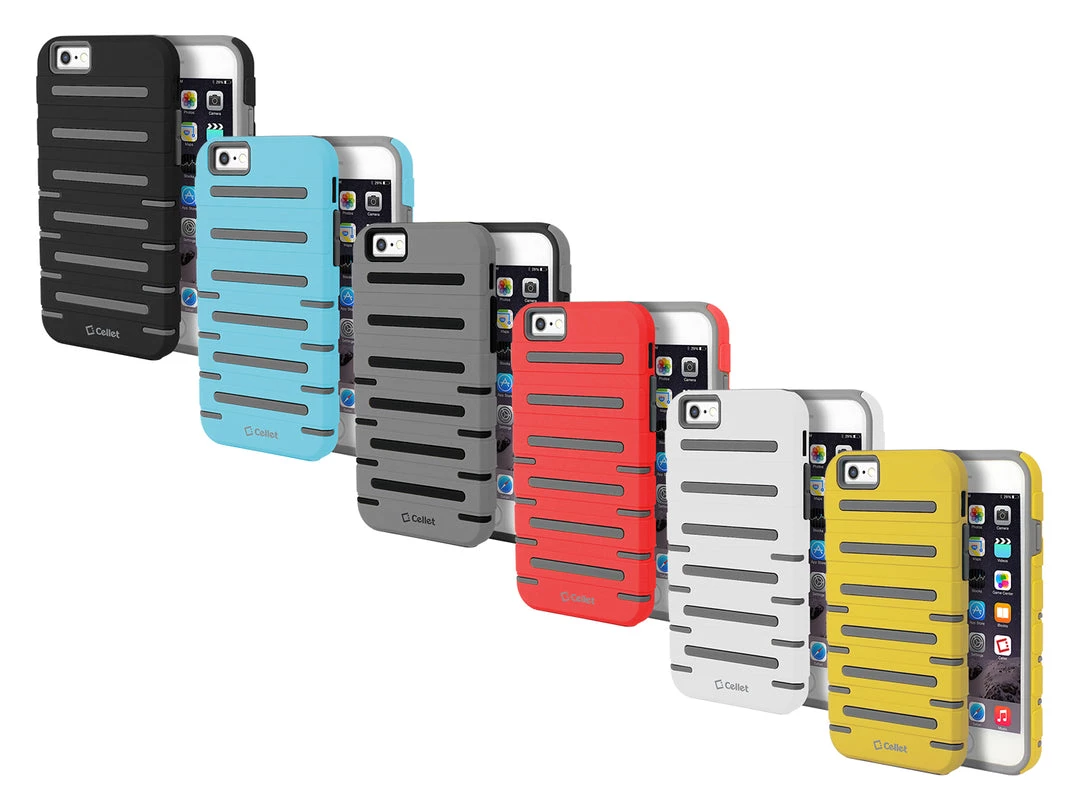 CCIPH6SQ1GY - Cellet DuoPro Armor Case For Apple IPhone 6s / 6 - Gray/Black 5 CCIPH6SQ1GY - Cellet DuoPro Armor Case For Apple IPhone 6s / 6 - Gray/Black