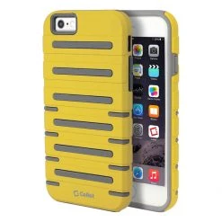 Full Catalog CCIPH6SQ1YW - Cellet DuoPro Armor Case For Apple IPhone 6s / 6 - Yellow/Gray