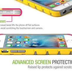 Full Catalog CCIPH6SQ1YW - Cellet DuoPro Armor Case For Apple IPhone 6s / 6 - Yellow/Gray