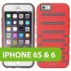 CCIPH6SQ1RD - Cellet DuoPro Armor Case For Apple IPhone 6s / 6 - Red/Gray
