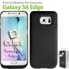 Full Catalog BSAMS6EBK - Cellet 3200mAh Rechargeable External Battery Case For Samsung Galaxy S6 Edge - Black
