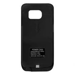 Full Catalog BSAMS6EBK - Cellet 3200mAh Rechargeable External Battery Case For Samsung Galaxy S6 Edge - Black