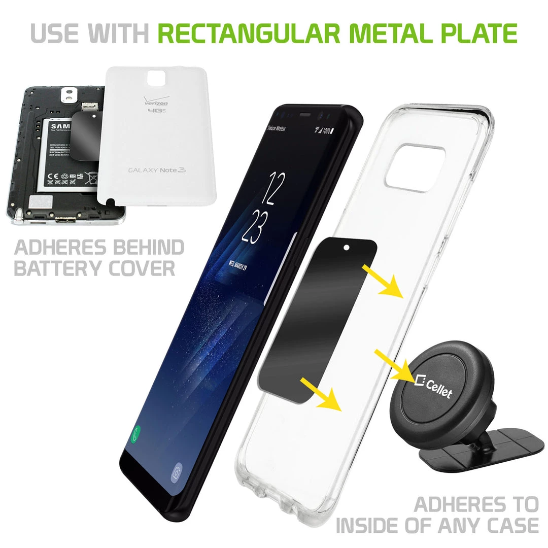 Cellet CLCMETALP - Replacement Round Metal Plate For Magnetic Phone Holders (Round Metal Plate Only) 4 Cellet CLCMETALP - Replacement Round Metal Plate For Magnetic Phone Holders (Round Metal Plate Only)