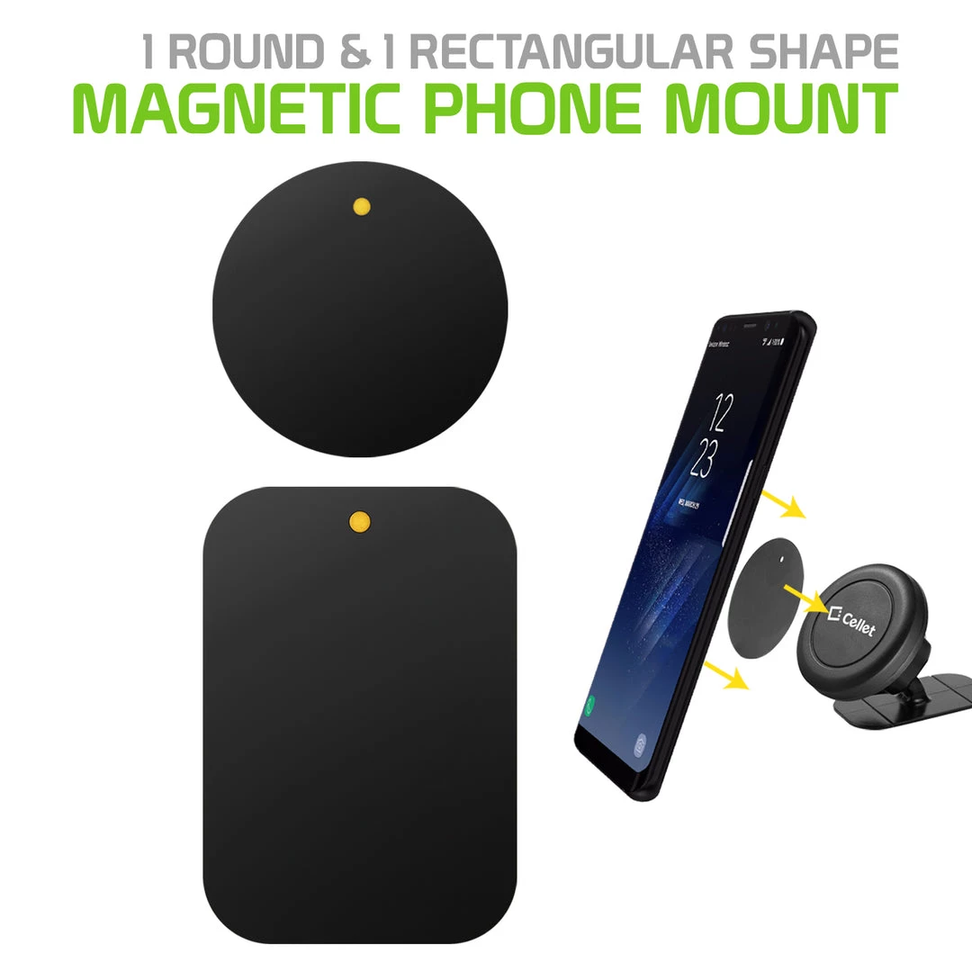 Cellet CLCMETALP - Replacement Round Metal Plate For Magnetic Phone Holders (Round Metal Plate Only) 5 Cellet CLCMETALP - Replacement Round Metal Plate For Magnetic Phone Holders (Round Metal Plate Only)