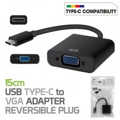 Cellet Full Catalog DCVGA - USB-C To VGA Adapter