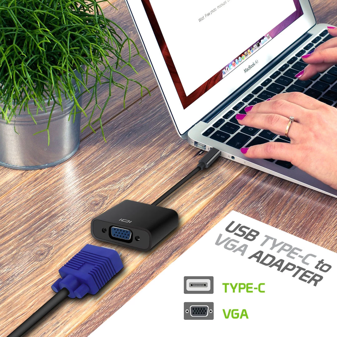 Cellet Full Catalog DCVGA - USB-C To VGA Adapter 4 Cellet Full Catalog DCVGA - USB-C To VGA Adapter