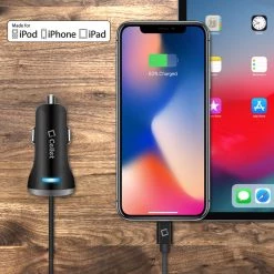 GoCellet Full Catalog PAPP8H34BK - MFI Certified Lightning Car Charger 3.4 Amp With USB Port 13 GoCellet Full Catalog PAPP8H34BK - MFI Certified Lightning Car Charger 3.4 Amp With USB Port