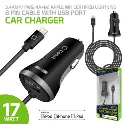 GoCellet Full Catalog PAPP8H34BK - MFI Certified Lightning Car Charger 3.4 Amp With USB Port 16 GoCellet Full Catalog PAPP8H34BK - MFI Certified Lightning Car Charger 3.4 Amp With USB Port