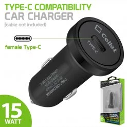 GoCellet PUSBC02 - 3 Amp - Type C USB Port - Car Charger Adapter