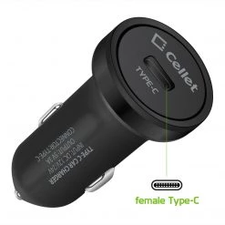 GoCellet PUSBC02 - 3 Amp - Type C USB Port - Car Charger Adapter