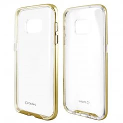 CCSAMS71GL - CELLET CHROME GOLD TPU/PC CASE S7