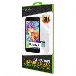 SGSAMJ3 - S3 Screen, Samsung Galaxy J3 Premium Tempered Glass Screen Protector, Cellet Premium Tempered Glass Screen Protector For Samsung Galaxy J3 (0.3mm)