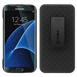 HLSAMS7E - S7 Edge Holster, Shell + Holster + Kickstand Combo Case For Samsung Galaxy S7 Edge, Cellet Shell + Holster + Kickstand Combo Case For Samsung Galaxy S7 Edge Full Catalog