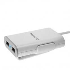 Cellet Full Catalog PBACK4WT - 4 PORT PASSANGER CAR CHARGER 9.6A WHITE