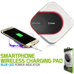 QI200BK - Wireless Charging Pad, Cellet LED Wireless Charging Pad - Black
