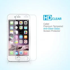 Full Catalog SAIPH6P - Anti Glare, Tempered Glass Screen Protector For IPhone 8Plus, 7Plus, 6Plus (9H 0.3mm) By Cellet