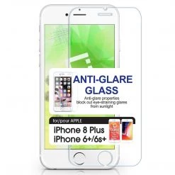Full Catalog SAIPH6P - Anti Glare, Tempered Glass Screen Protector For IPhone 8Plus, 7Plus, 6Plus (9H 0.3mm) By Cellet