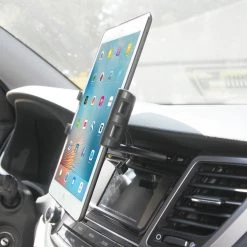 Cellet Full Catalog PHCDTAB- Universal CD Slot Insert Phone & Tablet Mount, Adjustable Rotating 360 Cradle