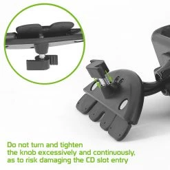 Cellet Full Catalog PHCDTAB- Universal CD Slot Insert Phone & Tablet Mount, Adjustable Rotating 360 Cradle