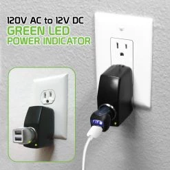 FM1500 - Cellet Universal 2000mA Output AC Wall To DC Car Cigarette Lighter Port Power Converter Female Adapter Full Catalog