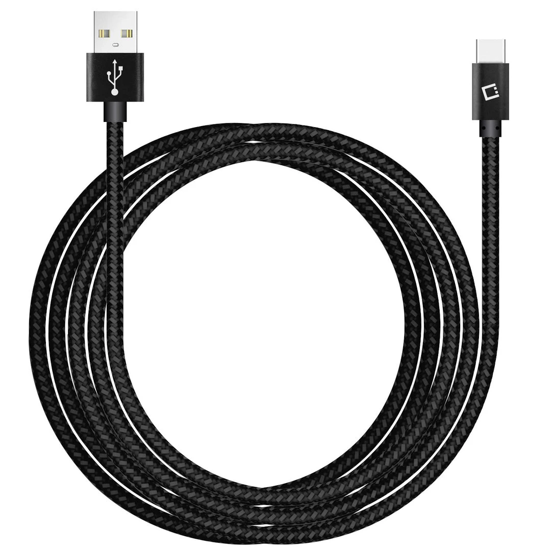Cellet Wholesale DCA620BK - Type-C Cable, Cellet 6ft (1.8m) Heavy Duty Nylon Braided USB-A To USB-C For HTC 10, LG G5, Nexus 5X/6P, LG V20, Samsung Galaxy Note 7 - Black Full Catalog 6 Cellet Wholesale DCA620BK - Type-C Cable, Cellet 6ft (1.8m) Heavy Duty Nylon Braided USB-A To USB-C For HTC 10, LG G5, Nexus 5X/6P, LG V20, Samsung Galaxy Note 7 - Black Full Catalog