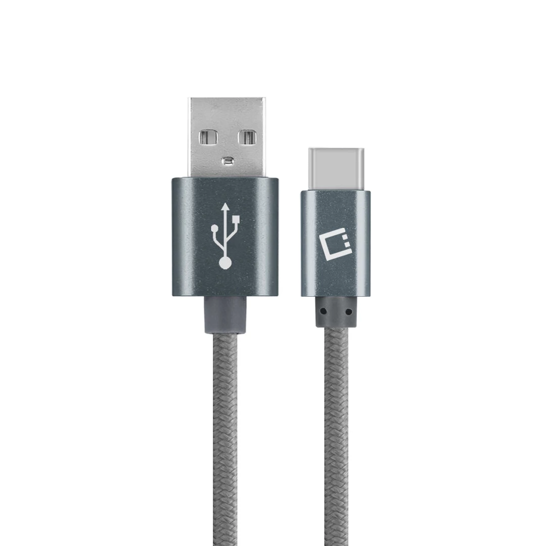 DCA620GY - Type-C Cable, Cellet 6ft (1.8m) Heavy Duty Nylon Braided USB-A To USB-C For HTC 10, LG G5, Nexus 5X/6P, LG V20, Samsung Galaxy Note 7 - Gray Full Catalog 2 DCA620GY - Type-C Cable, Cellet 6ft (1.8m) Heavy Duty Nylon Braided USB-A To USB-C For HTC 10, LG G5, Nexus 5X/6P, LG V20, Samsung Galaxy Note 7 - Gray Full Catalog