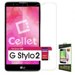 Full Catalog SGLGGSTYLO2 - LG G Stylo 2 Tempered Glass Screen Protector, Cellet 0.33mm Premium Tempered Glass Screen Protector For LG G Stylo 2 (9H Hardness)