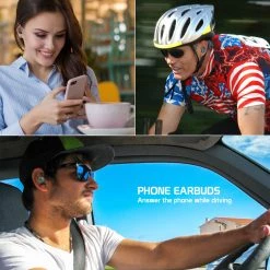 Full Catalog EB600BK - Cellet Wireless Earbuds, Premium V5.0 In-Ear Wireless Earbuds With Charging Case, Voice Notifications And Built-in Microphone And Type C USB Charging Cable Compatible To Wireless Enabled Devices - Black