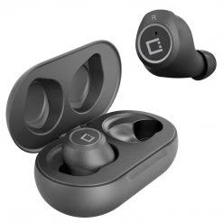 Full Catalog EB600BK - Cellet Wireless Earbuds, Premium V5.0 In-Ear Wireless Earbuds With Charging Case, Voice Notifications And Built-in Microphone And Type C USB Charging Cable Compatible To Wireless Enabled Devices - Black