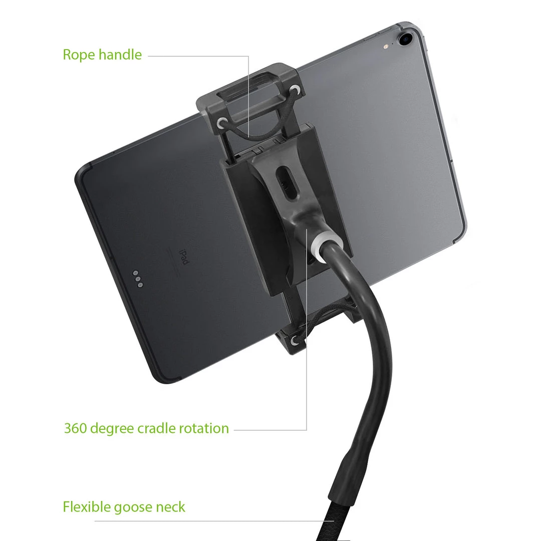 PHX100 - IPad/Tablet Holder, Cellet Gooseneck Tablet & Smartphone Desktop Mount With Spring Grips (Fits Devices 4.75-9 Inches) Full Catalog 7 PHX100 - IPad/Tablet Holder, Cellet Gooseneck Tablet & Smartphone Desktop Mount With Spring Grips (Fits Devices 4.75-9 Inches) Full Catalog