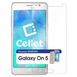 SGSAMON5 - Samsung Galaxy On 5 Tempered Glass Screen Protector, Cellet 0.33mm Premium Tempered Glass Screen Protector For Samsung Galaxy On 5 (9H Hardness) Full Catalog