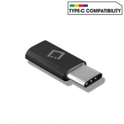 Full Catalog CNMICCBK - Cellet Micro USB To USB-C Adapter Converter Connector - Black