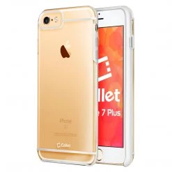 Cellet Full Catalog CCIPH7PWT - IPhone 7/ 8 Plus Slim Hard Cover Protection Case - Clear/ White