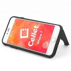 Full Catalog CCIPH71BK - Cellet Discovery Series 2-Layer Case With Built-In Card Slot For Apple IPhone SE 2020 / 8 / 7 - Black