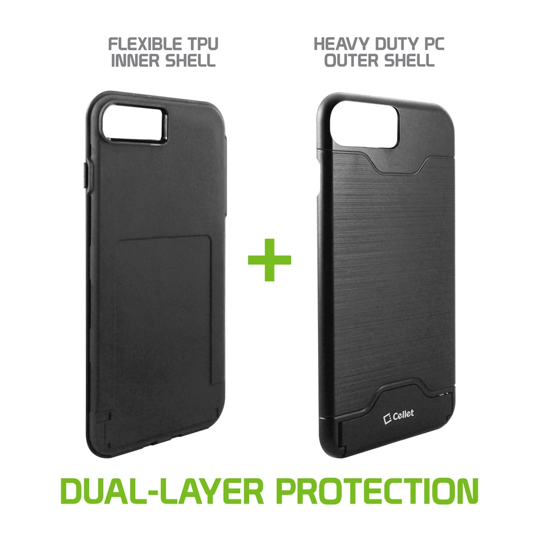 Full Catalog CCIPH71BK - Cellet Discovery Series 2-Layer Case With Built-In Card Slot For Apple IPhone SE 2020 / 8 / 7 - Black 4 Full Catalog CCIPH71BK - Cellet Discovery Series 2-Layer Case With Built-In Card Slot For Apple IPhone SE 2020 / 8 / 7 - Black