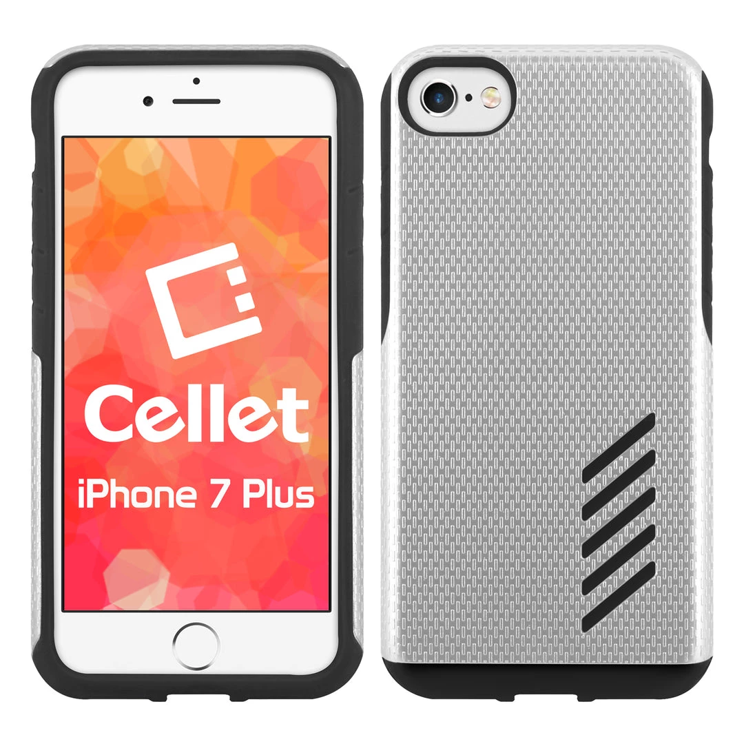 Full Catalog CCIPH7P5SL - Cellet Dual Layer Anti-Slip Aviator Series Case For Apple IPhone 8/7 Plus - Chrome/Black 1 Full Catalog CCIPH7P5SL - Cellet Dual Layer Anti-Slip Aviator Series Case For Apple IPhone 8/7 Plus - Chrome/Black