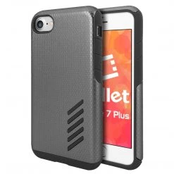Cellet CCIPH7P5GY - IPhone 7/ 8 Plus Dual Layer Anti-Slip Aviator Series Heavy Duty Phone Case - Space Gray/Black Full Catalog