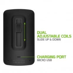 QI300BK - Wireless Charging Pad, Cellet Adjustable Dual Coil Wireless Charging Stand For All Wireless (Qi) Enabled Devices - Black