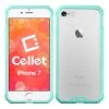 Cellet Full Catalog CCIPH76GR - IPhone SE 2020 / 8 / 7 Heavy Duty HD Clear Ultra Slim Hybrid Phone Case - Green/Clear