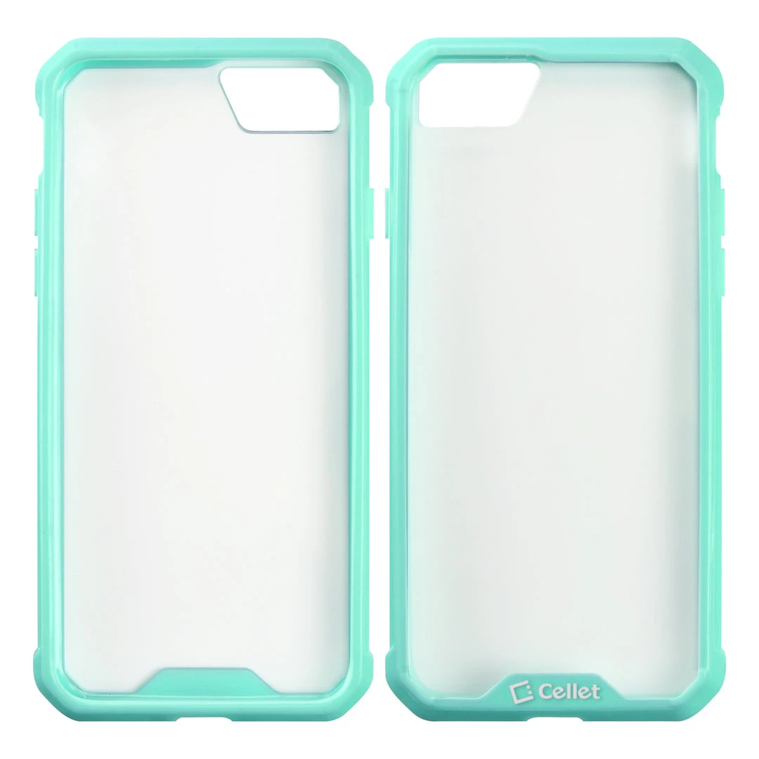 Cellet Full Catalog CCIPH7P6GR - IPhone 7/ 8 Plus Heavy Duty HD Clear Ultra Slim Hybrid Phone Case - Green/Clear 2 Cellet Full Catalog CCIPH7P6GR - IPhone 7/ 8 Plus Heavy Duty HD Clear Ultra Slim Hybrid Phone Case - Green/Clear