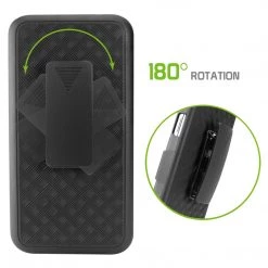 Full Catalog HLIPH7P - IPhone 8Plus, 7Plus, 6S Plus, & 6Plus Case, Cellet Shell Holster Kickstand Case With Spring Belt Clip For Apple IPhone 8Plus, 7Plus, 6S Plus, & 6Plus