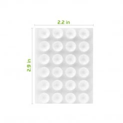 Full Catalog SCUPWT - Cellet Multipurpose Mini Suction Cup Mat With Strong 3M Adhesive - White