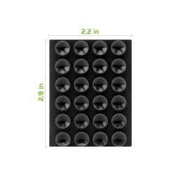 Full Catalog SCUPBK - Cellet Multipurpose Mini Suction Cup Mat With Strong 3M Adhesive - Black