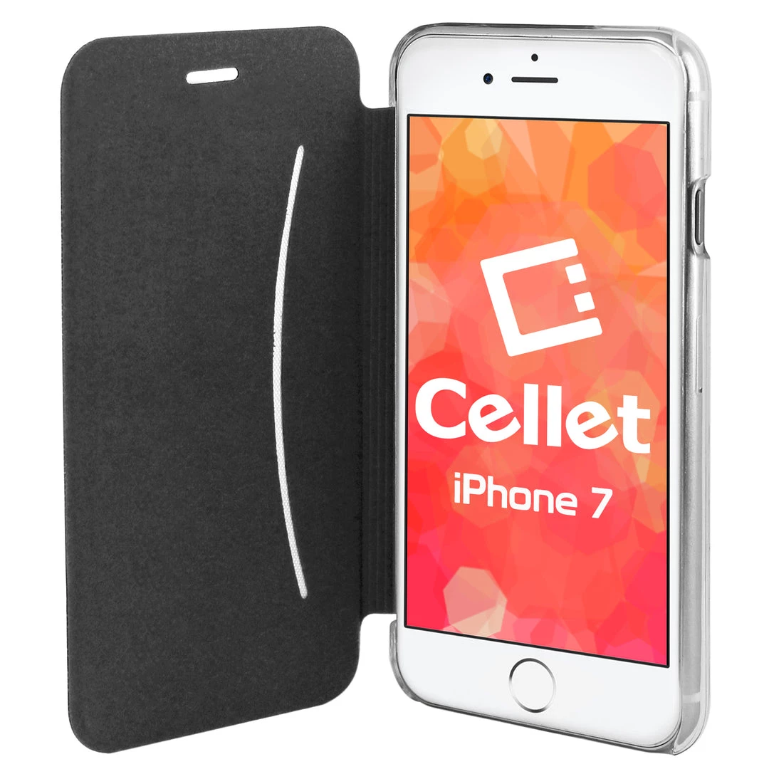 CCIPH74BK - IPhone SE 2020 / 8 / 7 Folio Case, Cellet Folio Case With Credit Card Slot For IPhone 8/7 7 CCIPH74BK - IPhone SE 2020 / 8 / 7 Folio Case, Cellet Folio Case With Credit Card Slot For IPhone 8/7