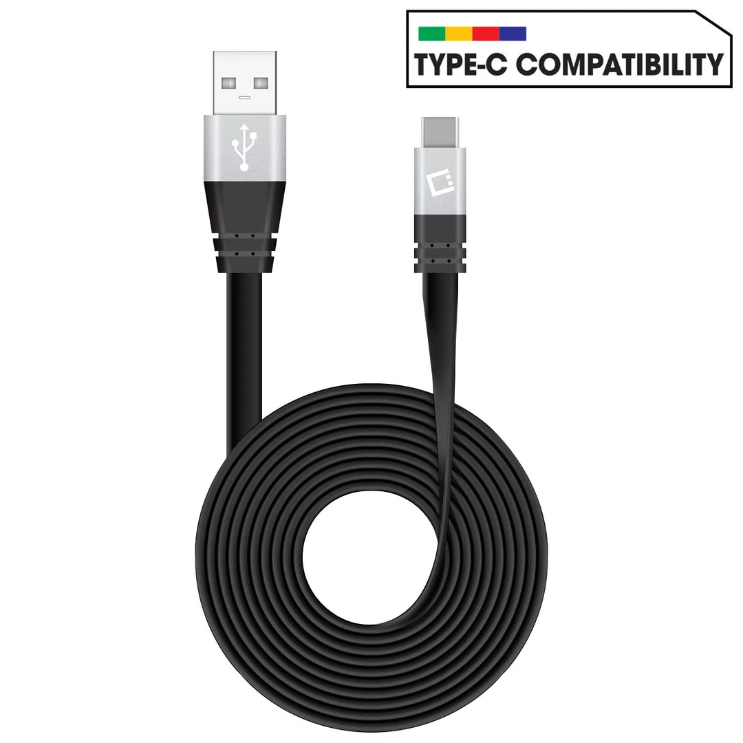 Cellet DCA33BK - USB-A To USB-C Cable, CyonGear Tangle-Free Standard 3.2ft (1m) USB-A To USB-C Charging Sync Cable For Google Pixel XL, LG G5, Nexus 5x/6P, LG V20, Motorola Moto Z/Z Force, HTC 10 And More 2 Cellet DCA33BK - USB-A To USB-C Cable, CyonGear Tangle-Free Standard 3.2ft (1m) USB-A To USB-C Charging Sync Cable For Google Pixel XL, LG G5, Nexus 5x/6P, LG V20, Motorola Moto Z/Z Force, HTC 10 And More