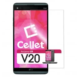 SGLGV20 - LG V20 Tempered Glass Screen Protector, Cellet 0.33mm Premium Tempered Glass Screen Protector For LG V20 (9H Hardness)