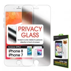 SYIPH7 - Privacy Tempered Glass Screen Protector For Apple IPhone 8, 7, 6 (0.8mm) By Cellet Full Catalog