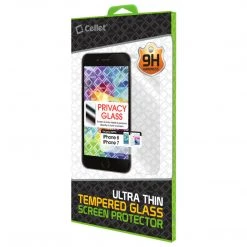 SYIPH7 - Privacy Tempered Glass Screen Protector For Apple IPhone 8, 7, 6 (0.8mm) By Cellet Full Catalog