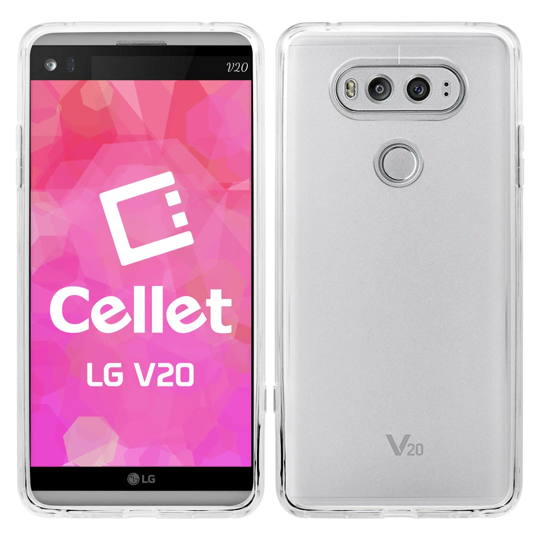 CCLGV20CL - Cellet Clear Shock Absorbent TPU / PC Case For LG V20 1 CCLGV20CL - Cellet Clear Shock Absorbent TPU / PC Case For LG V20